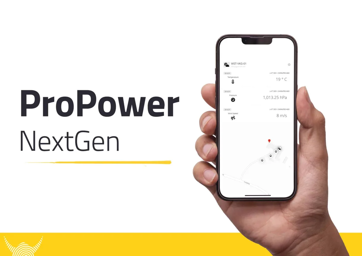ProPower NextGen: the 2023 map, alarm and weather-data plans