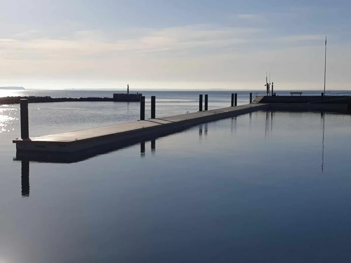 The floating bridge at Rørvig Havn