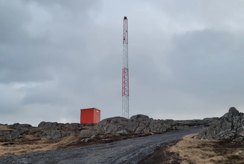 The Gjögur lighthouse site on the Icelandic coast