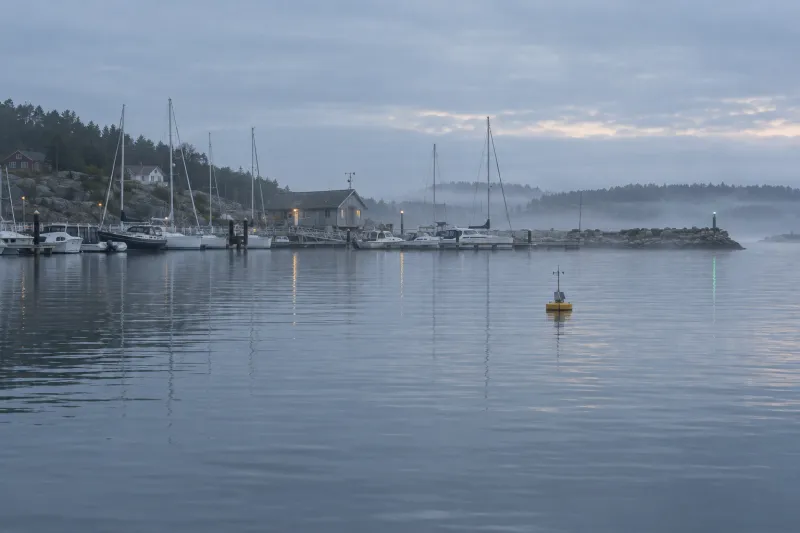 A representative scene for this solution, seen from a distance: Harbour environment data