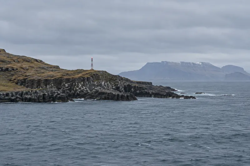 A representative scene for this solution, seen from a distance: Coastal light station
